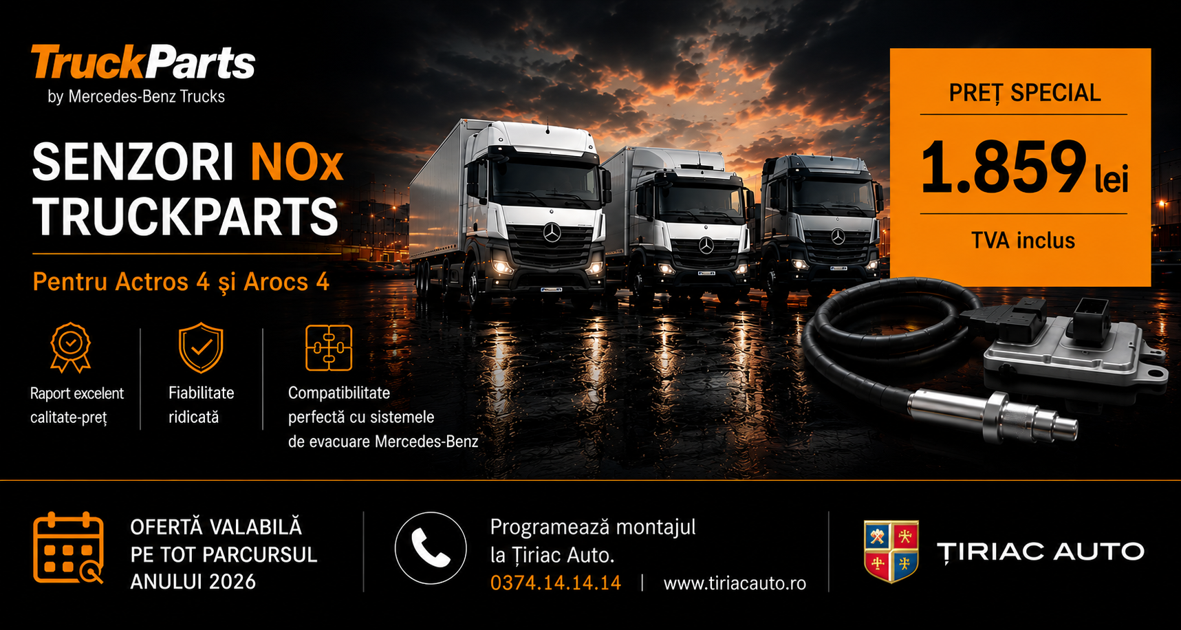 Senzori NOx TruckParts