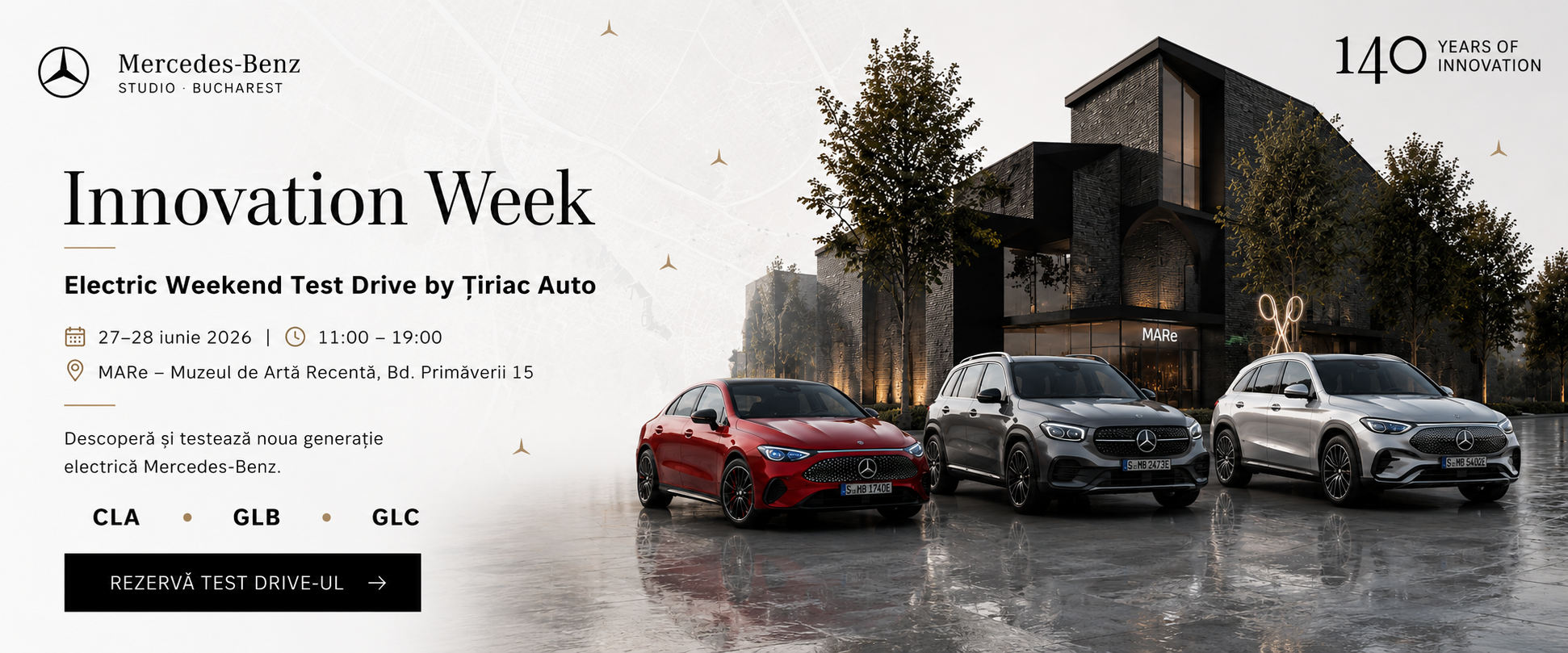 Innovation Week - Electric Weekend Test Drive by Țiriac Auto