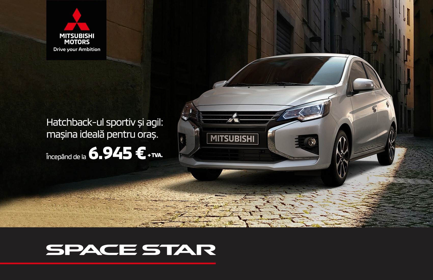 Mitsubishi Space Star - de la 6.945 € + TVA prin programul Rabla 2020