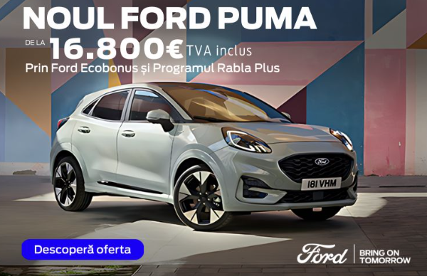Ford Puma prin PROGRAMUL RABLA