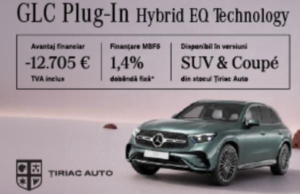 GLC Plug-in Hybrid. Sport Design Edition sau Drive Me.