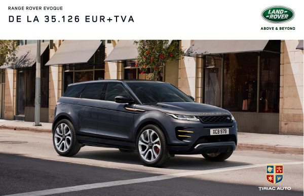 Oferta Speciala Finantare: Range Rover Evoque 35.126 EUR + TVA