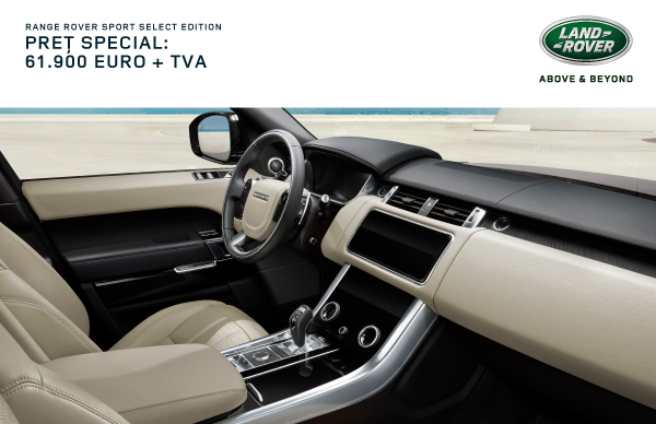 Oferta Speciala Finantare: Range Rover Sport 61.900 EUR + TVA