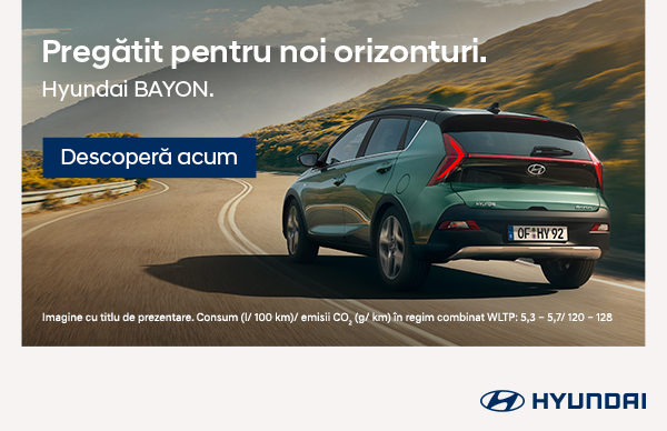 Pregatit pentru noi orizonturi: Hyundai BAYON de la 12,598 € prin programul Remat 2021