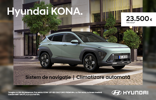 🎉 Oferte speciale Hyundai Kona!