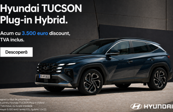 💥Hyundai Tucson Plug-in Hybrid cu 3.500 € discount