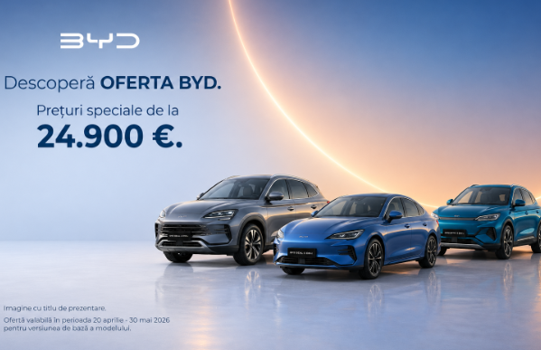 🎉Descoperă oferta BYD. Prețuri speciale de la 24.900 euro