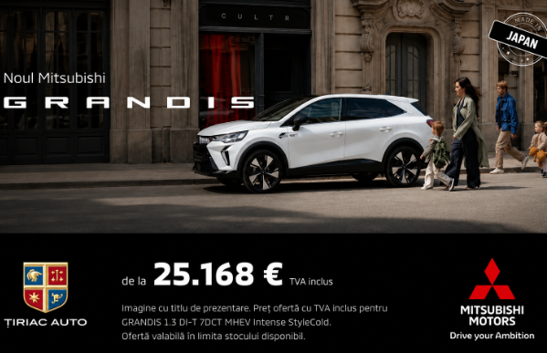 🚘 Noul Mitsubishi Grandis de la 25.168 euro, Tva inclus