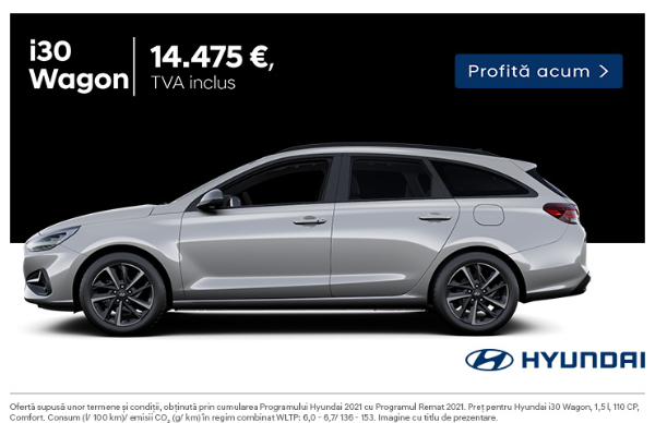Descopera ofertele Hyundai i20 si i30 prin Programul Rabla 2021