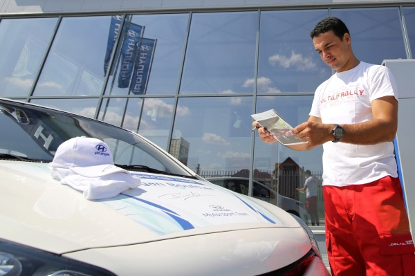 Pilotul de teste Hyundai Motorsport, Bryan Bouffier, a personalizat un model i20 la Sibiu