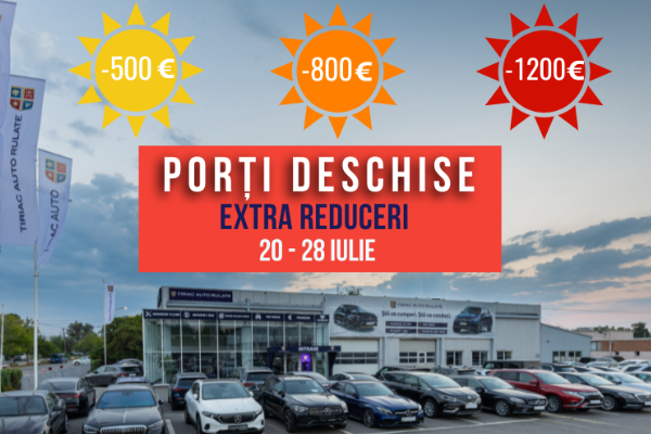 Porti deschise Tiriac Auto Rulate Bucuresti | 20 - 28 iulie 2024