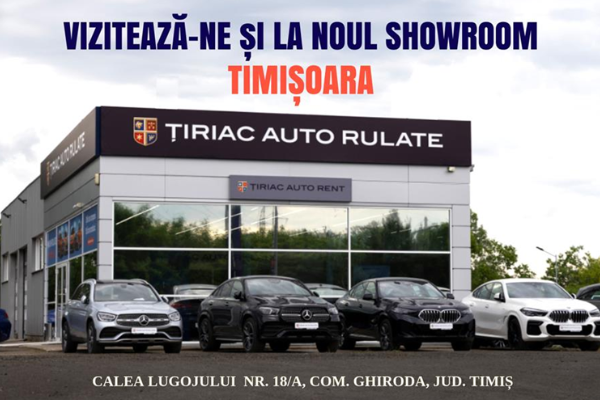 Țiriac Auto Rulate deschide un nou showroom în Timișoara, atingând astfel pragul de 10 locații de reprezentare la nivel național