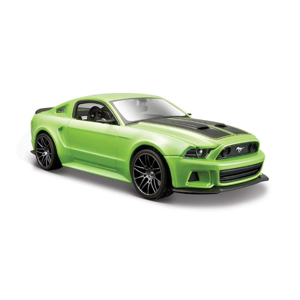 Macheta Ford Mustang Street Racer 1:24 Verde FORD Tiriac Auto