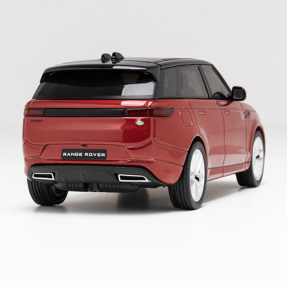 RANGE ROVER SPORT 1:43 SCALE MODEL - RED LAND ROVER Tiriac Auto