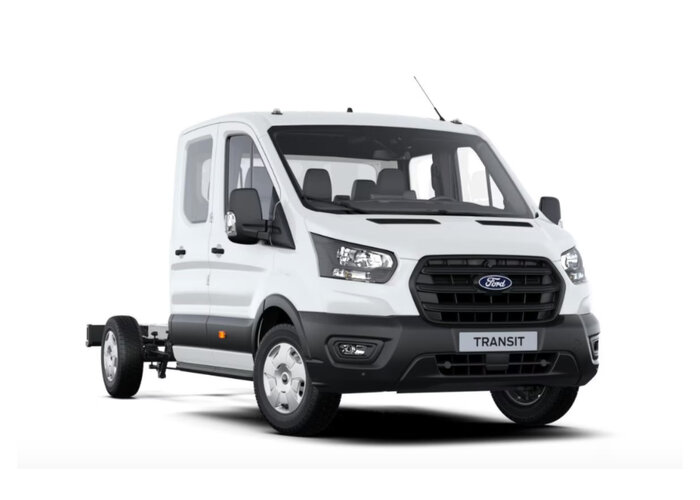 FORD TRANSIT DOUBLE CHASSIS CAB TREND